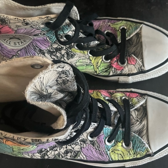 Converse Artsy Floral Colorful High Tops - Picture 5 of 11